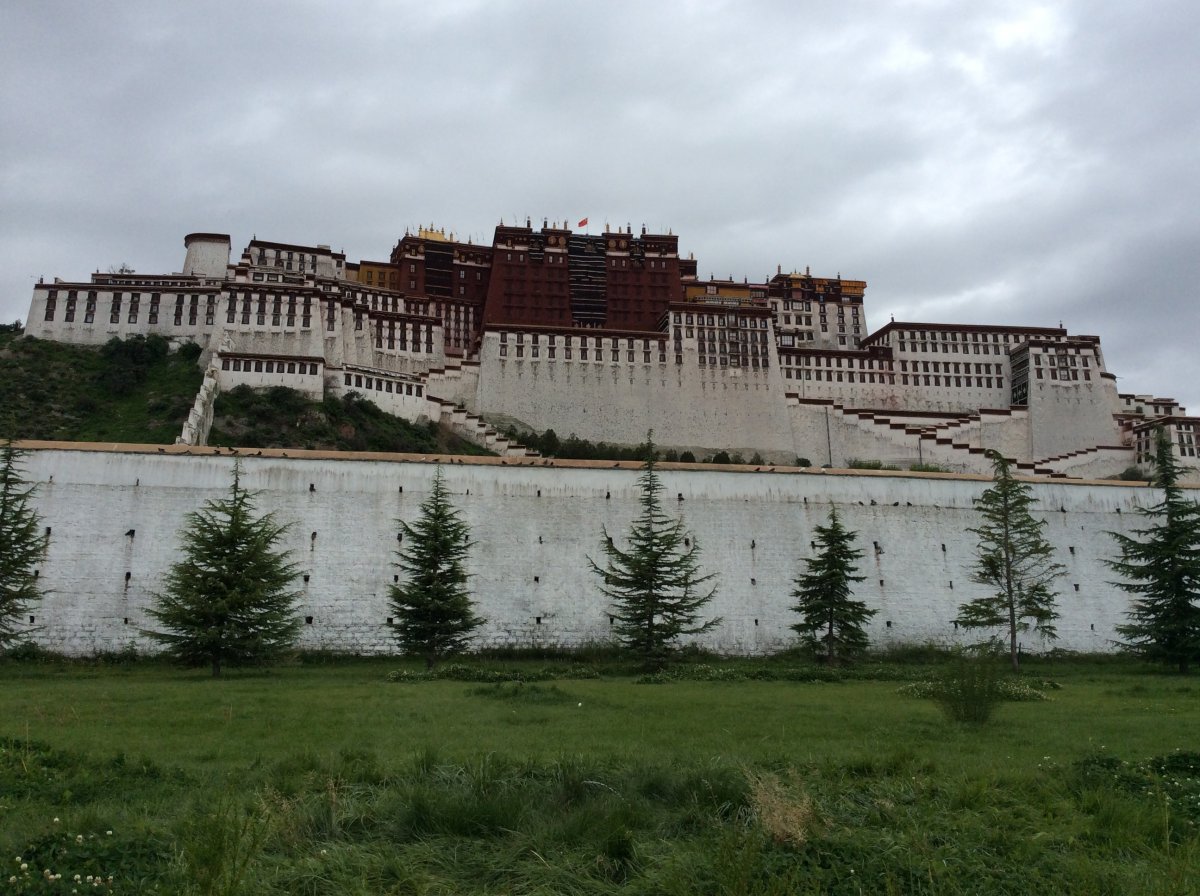 Landscape pictures of Potala Palace in Lhasa, Tibet, China