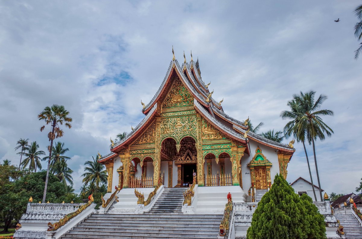 Luang Prabang city scenery pictures in Laos
