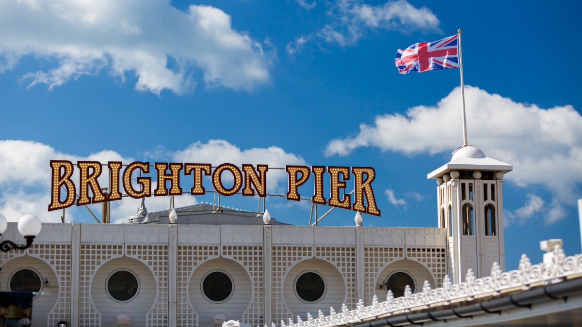 Brighton Pier scenery picture, London, UK