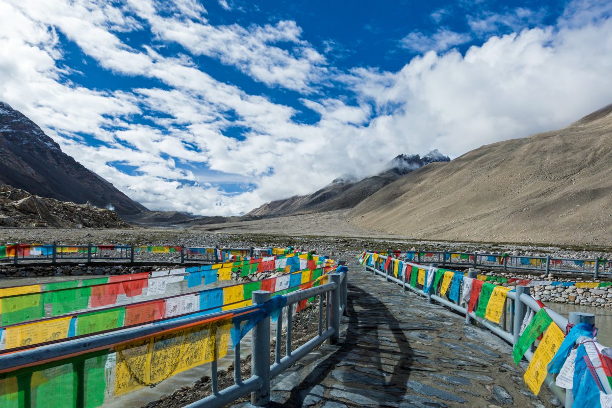 Mount Everest scenery pictures in Tibet