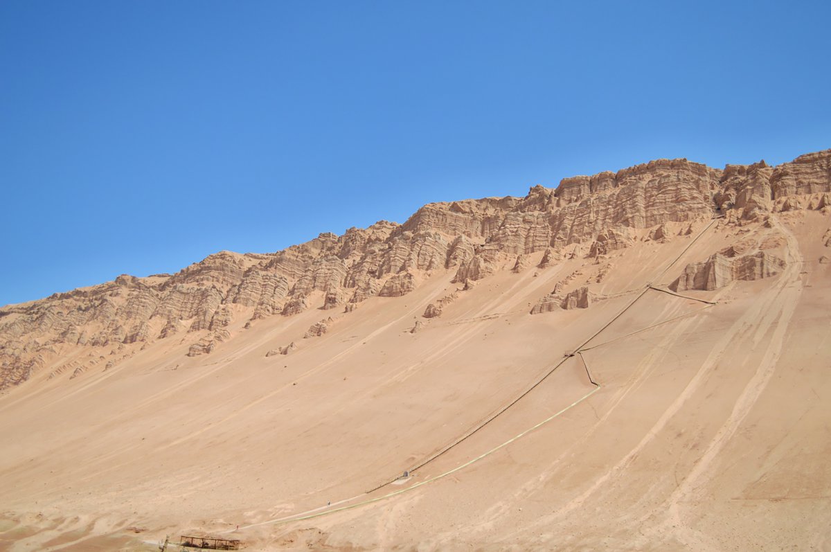 Natural scenery pictures of Flame Mountain in Turpan, Xinjiang
