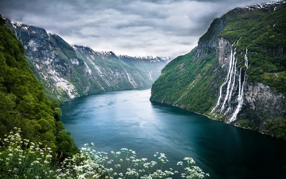 Norwegian fjord landscape pictures