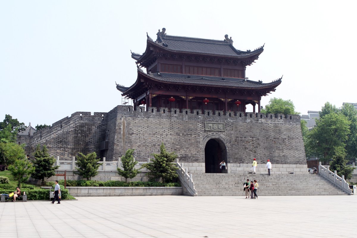Pictures of cultural scenery of Yueyang Tower in Hunan