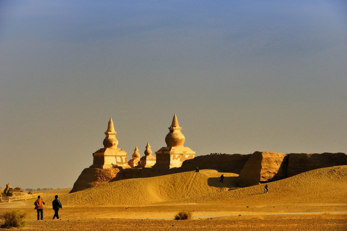 Scenery pictures of Heishui City in Ejina, Inner Mongolia