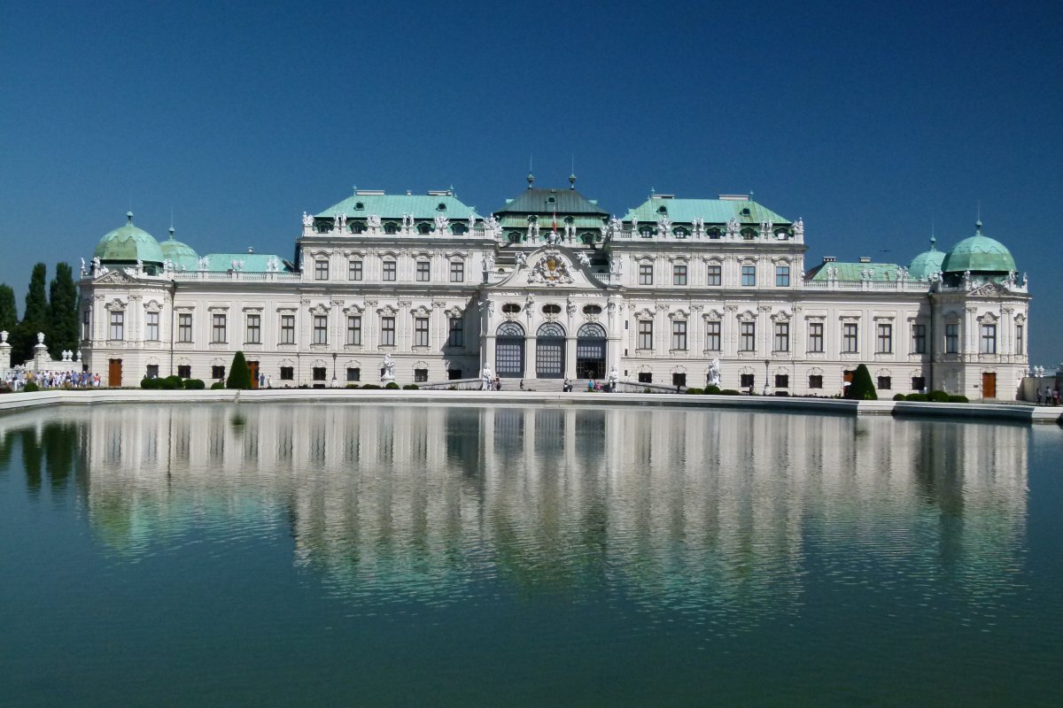 Pictures of Belvedere Palace in Vienna, Austria