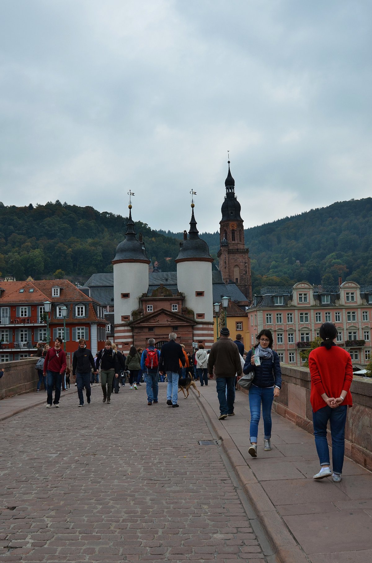 Heidelberg old town scenery pictures in Germany