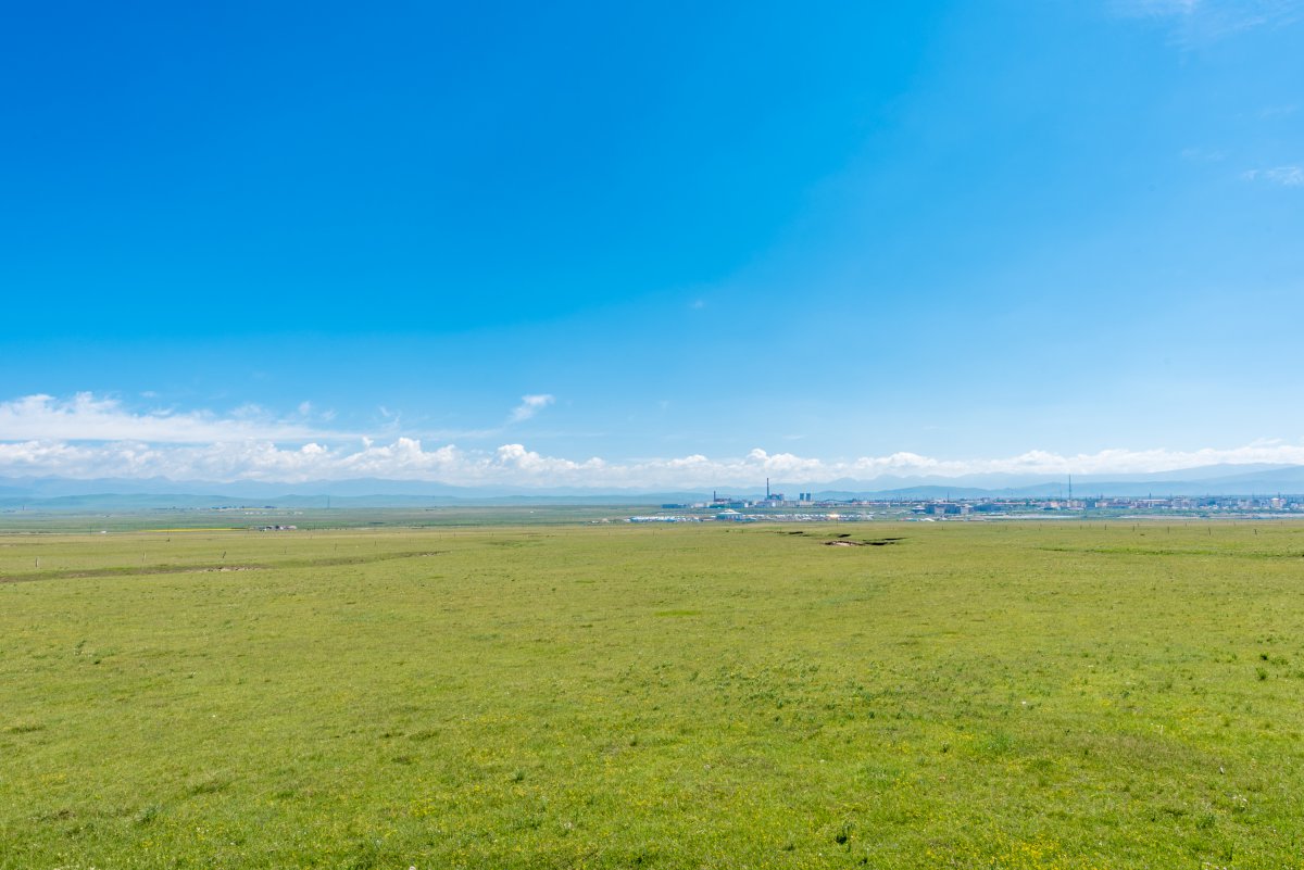 Qinghai summer grassland natural scenery pictures