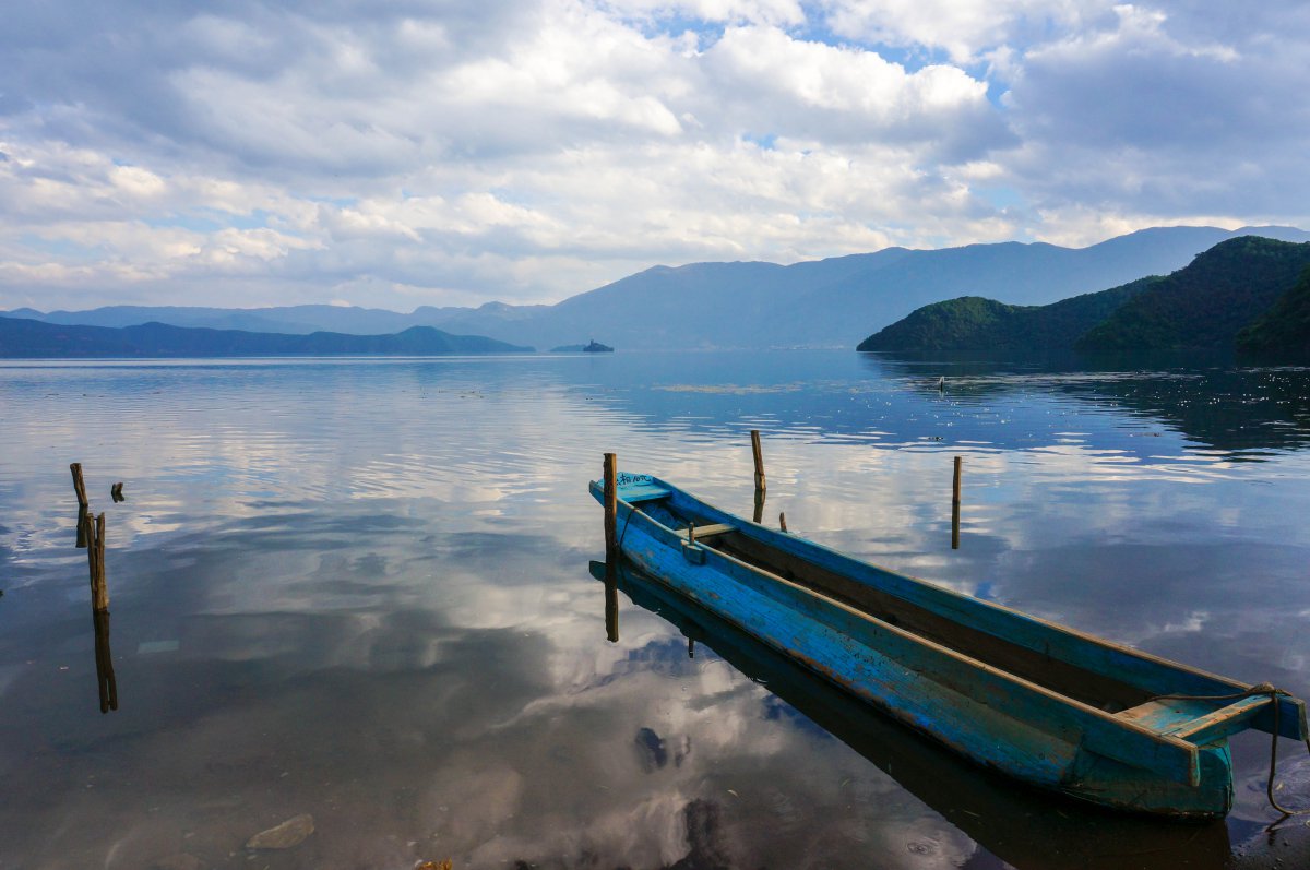 Pictures of Lugu Lake in Lijiang, Yunnan