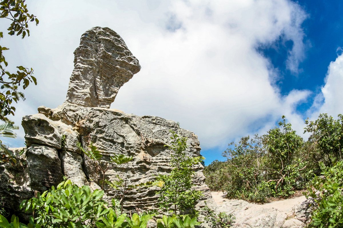 Pictures of rock ruins in Thailand