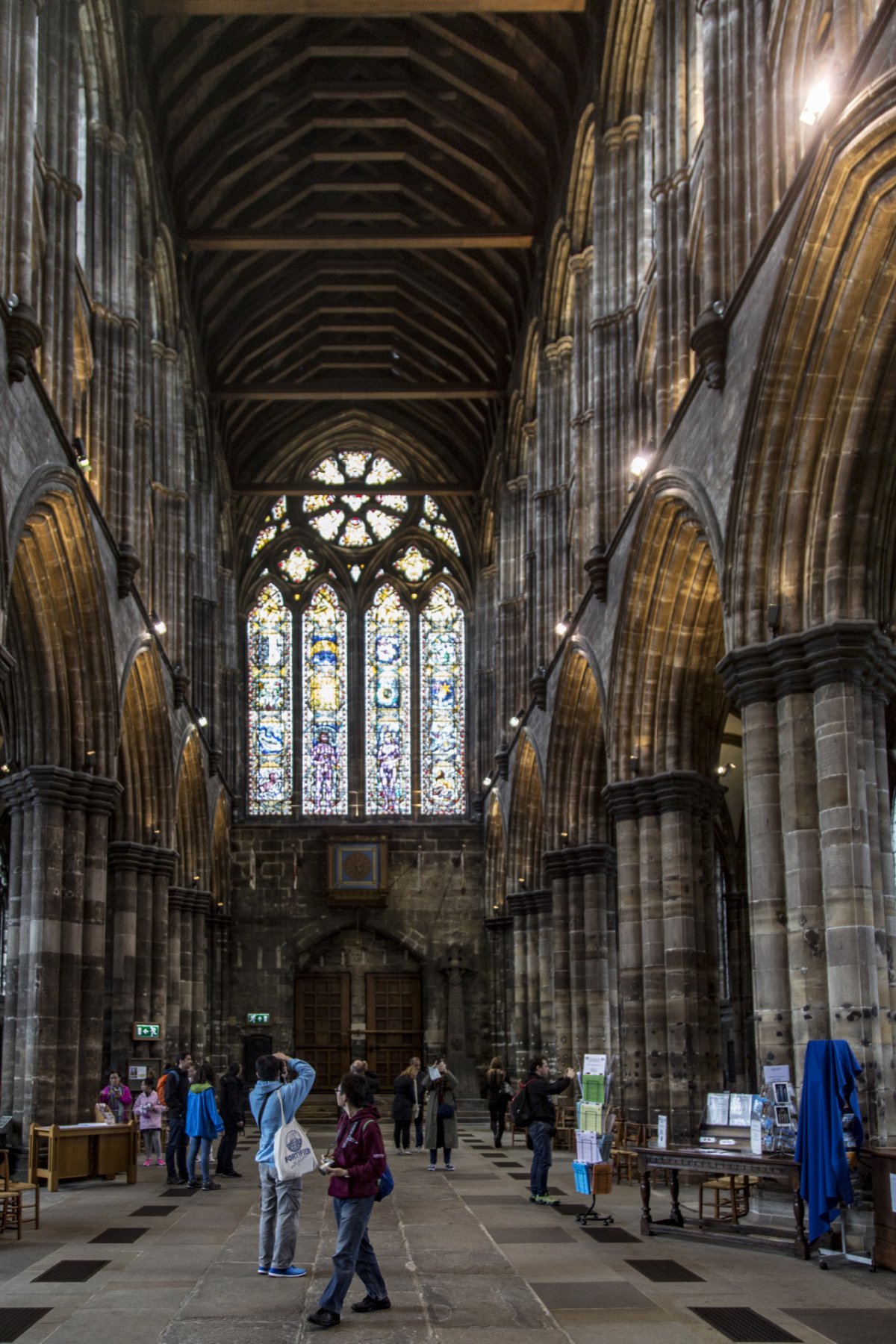 Interior scenery picture of Glasgow Cathedral, UK