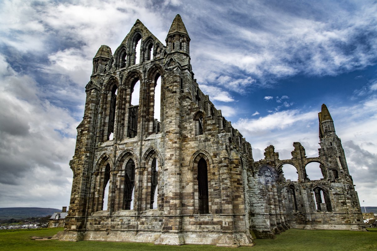 Whitby Abbey, Yorkshire, UK architectural landscape pictures