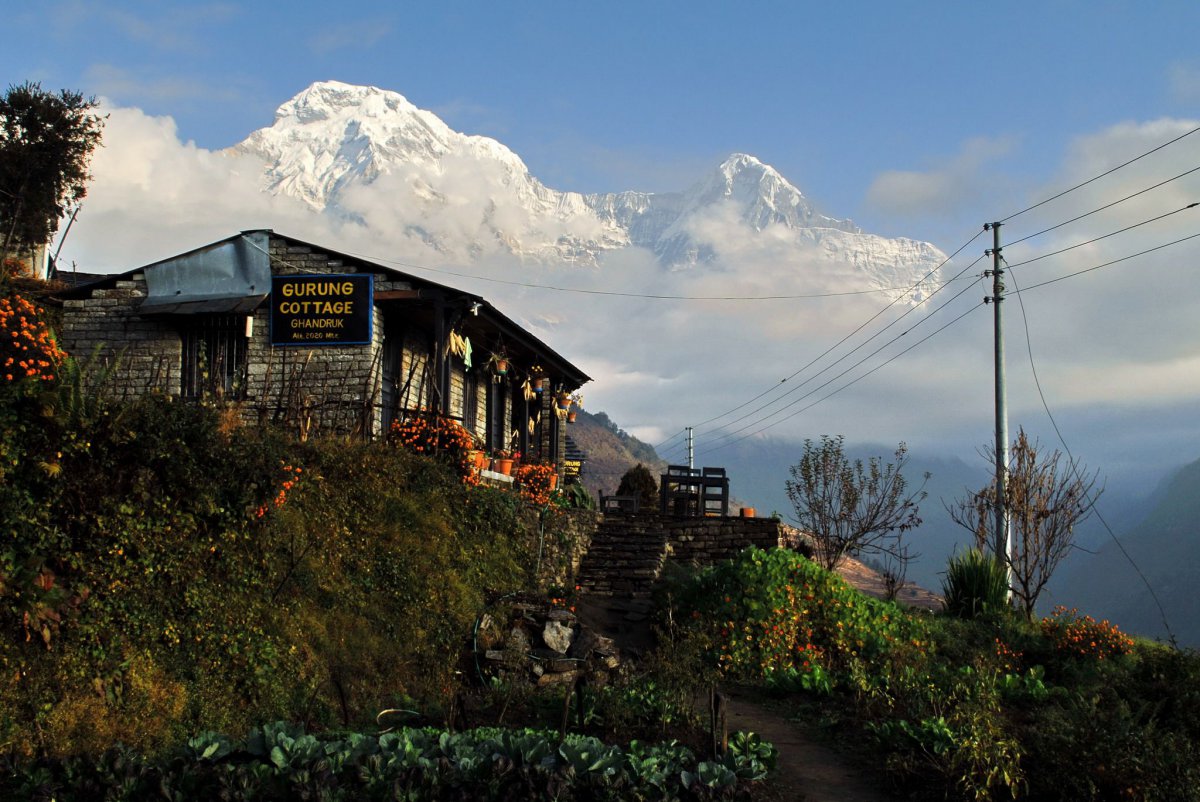 Annapurna scenery pictures in Nepal
