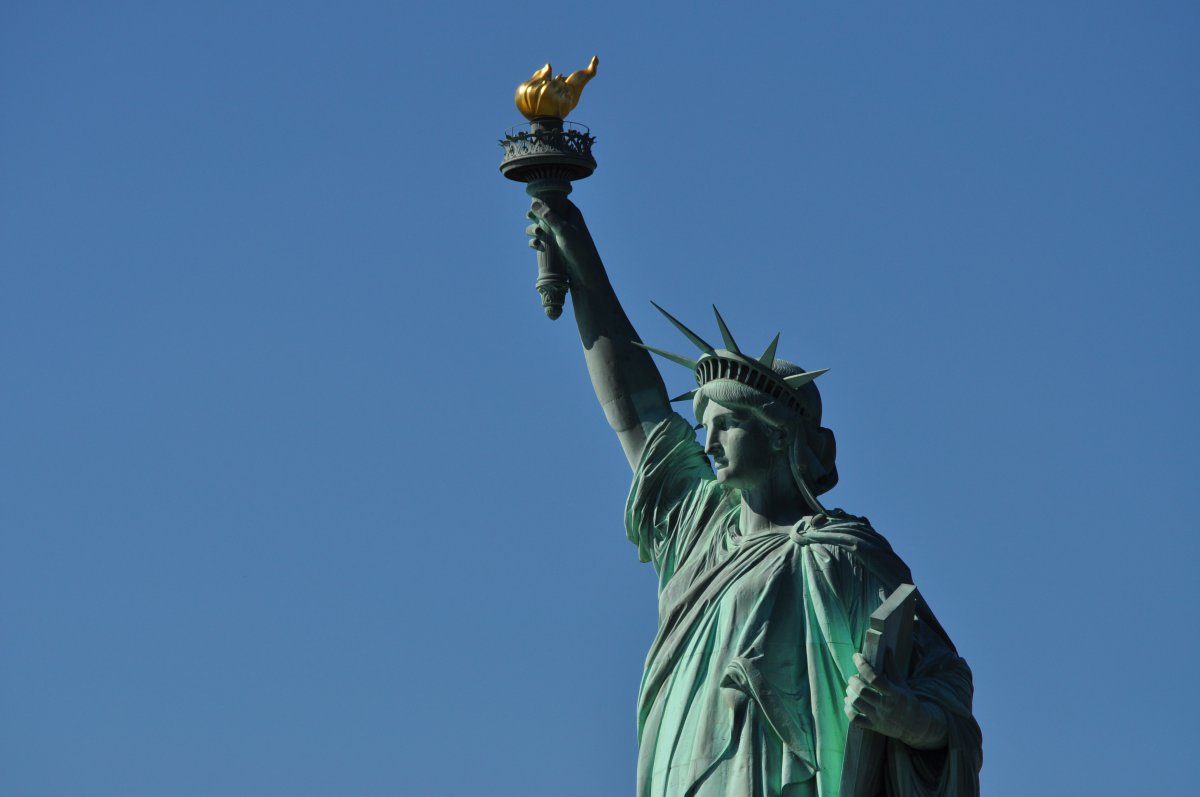 Pictures of the Statue of Liberty in New York, USA