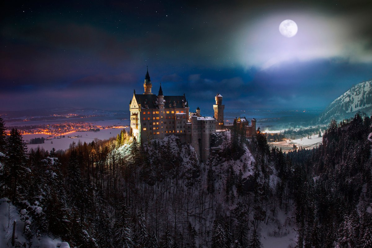 Germany Neuschwanstein Castle Landscape Pictures