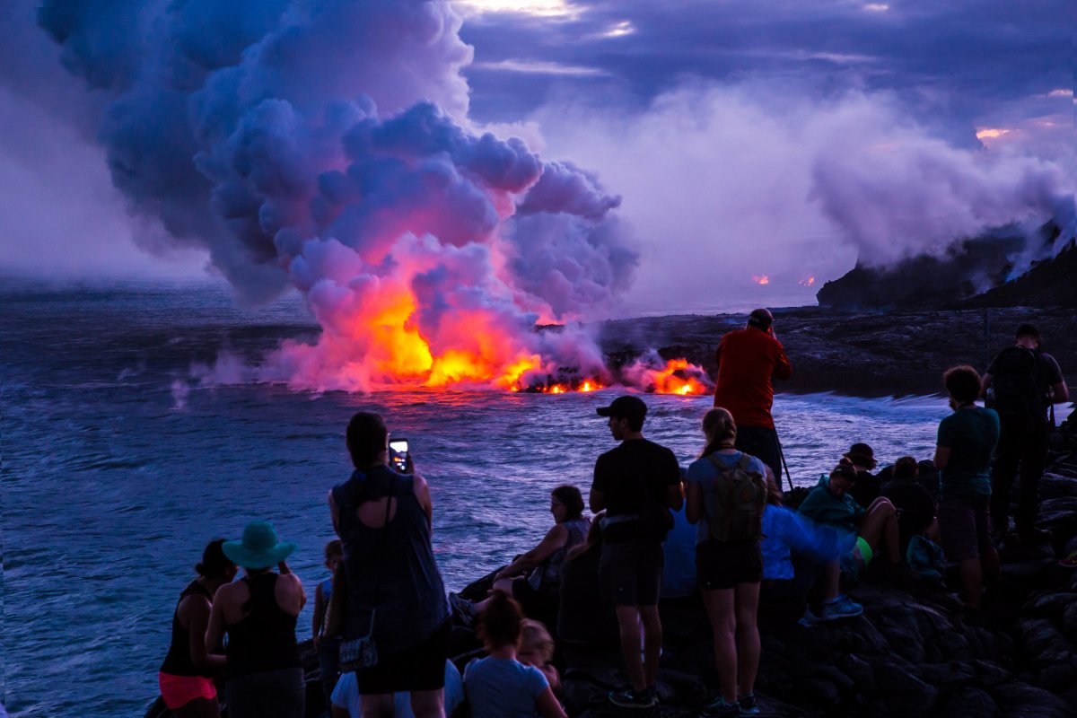 Shocking volcanic eruption pictures