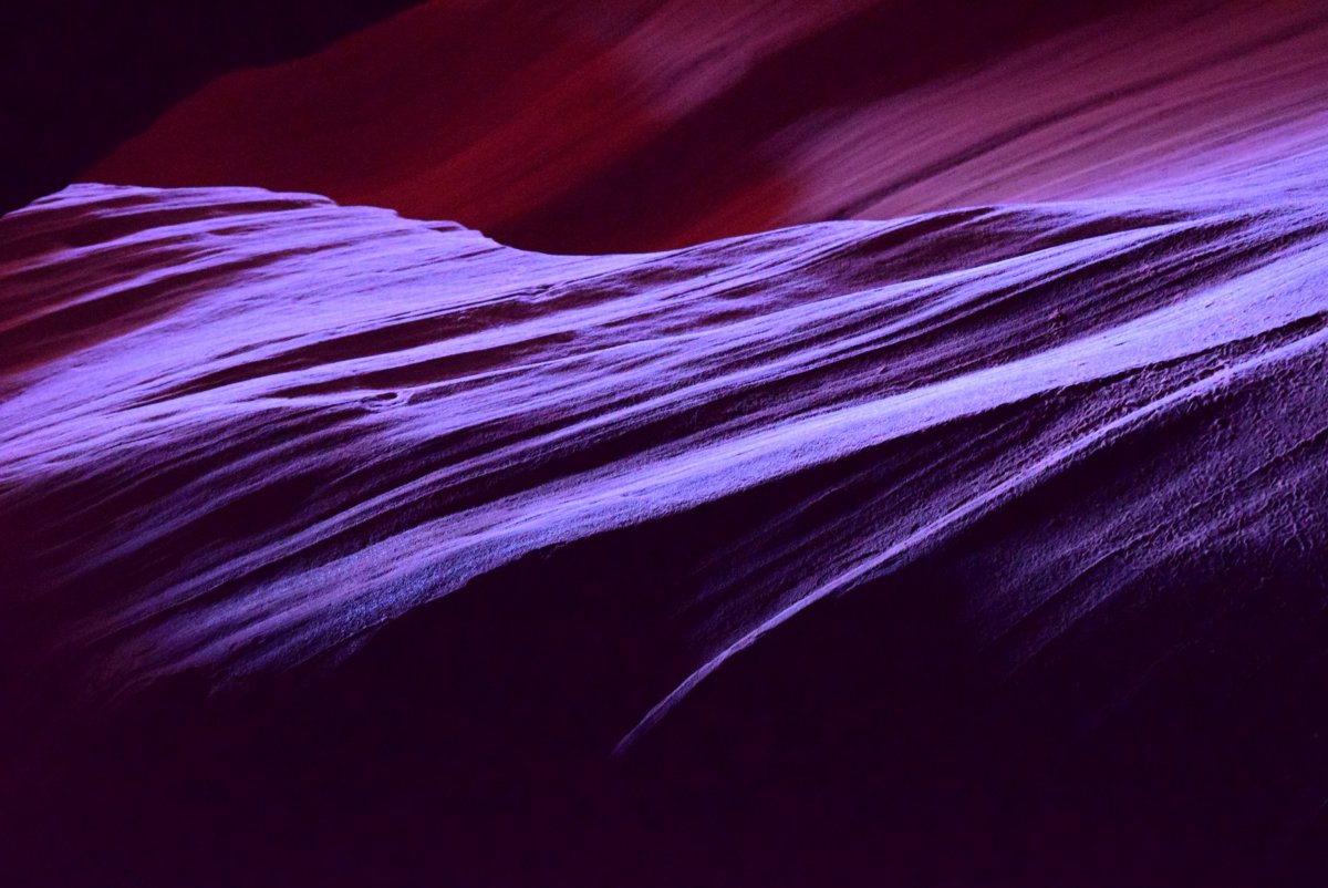 Antelope Canyon natural scenery pictures in the United States