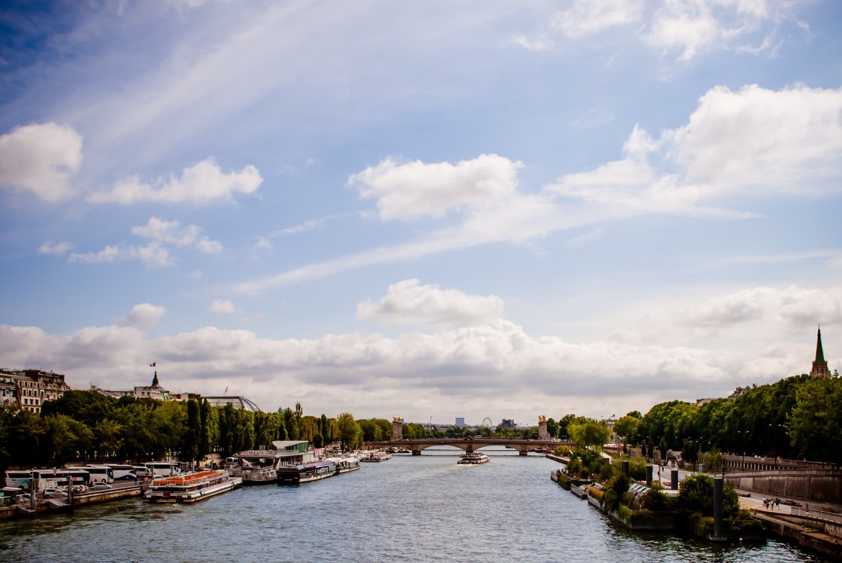 France Seine River Landscape Pictures