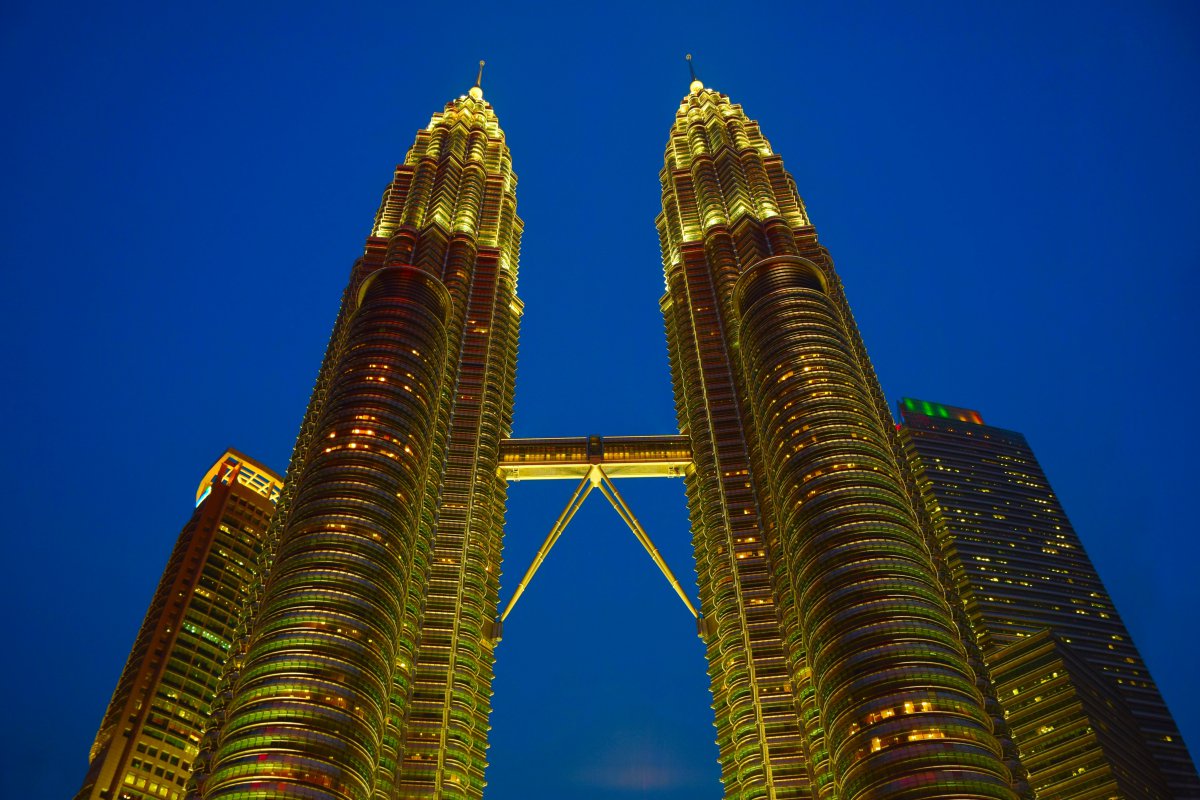 Pictures of Kuala Lumpur Petroleum Towers from different angles
