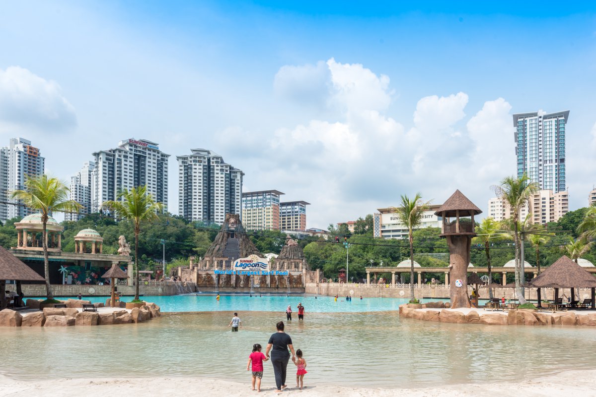 Malaysia water park scenery picture