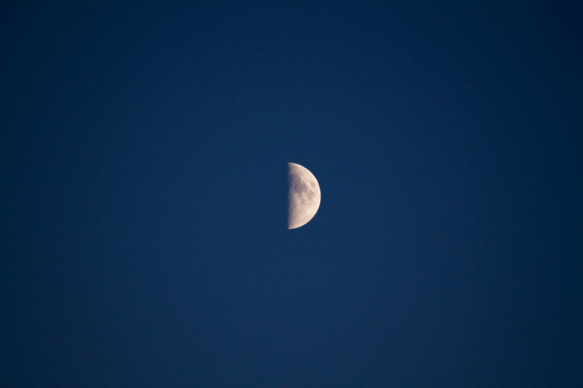 A waning moon picture