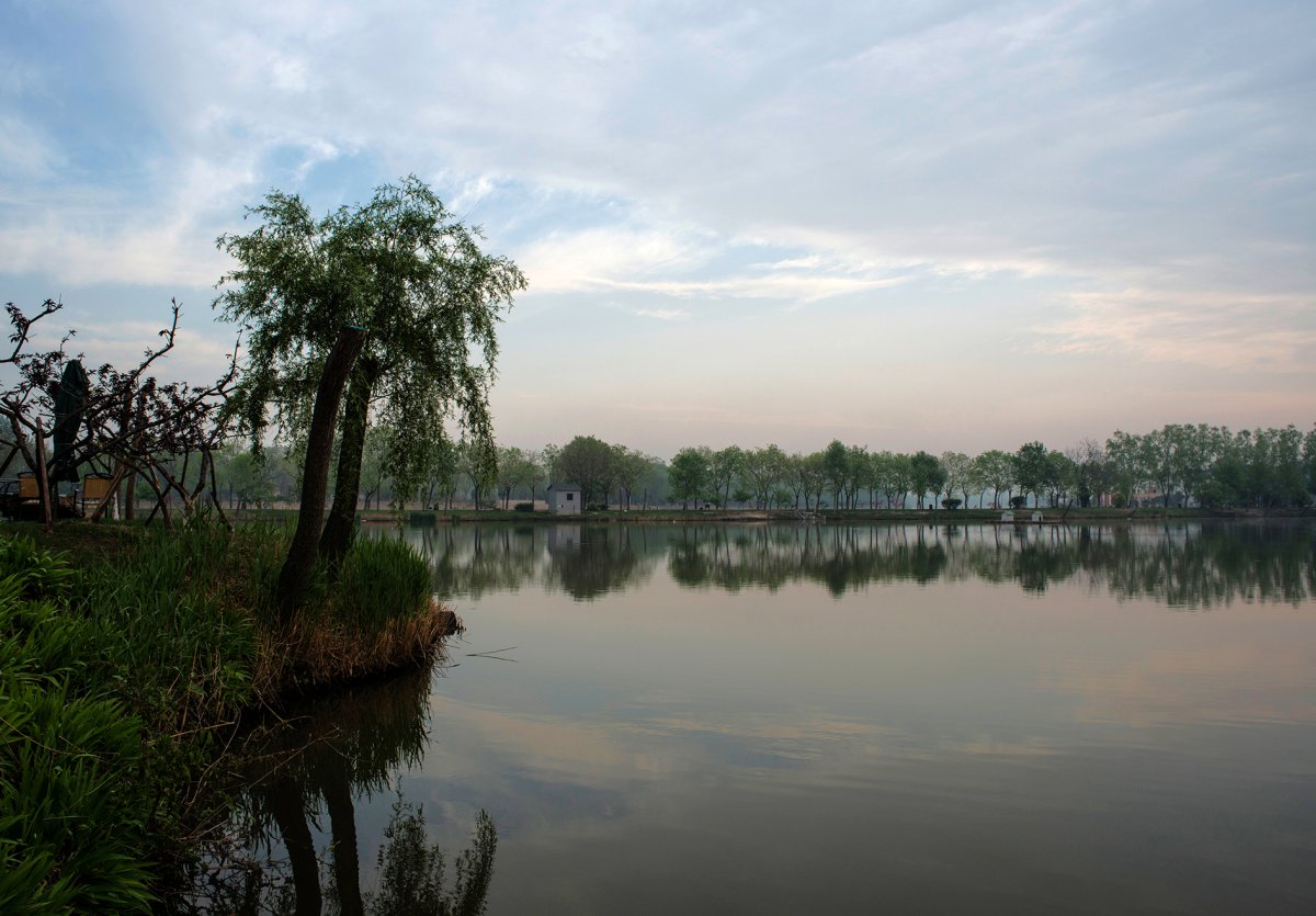 Beijing Daoxiang Lake scenery picture