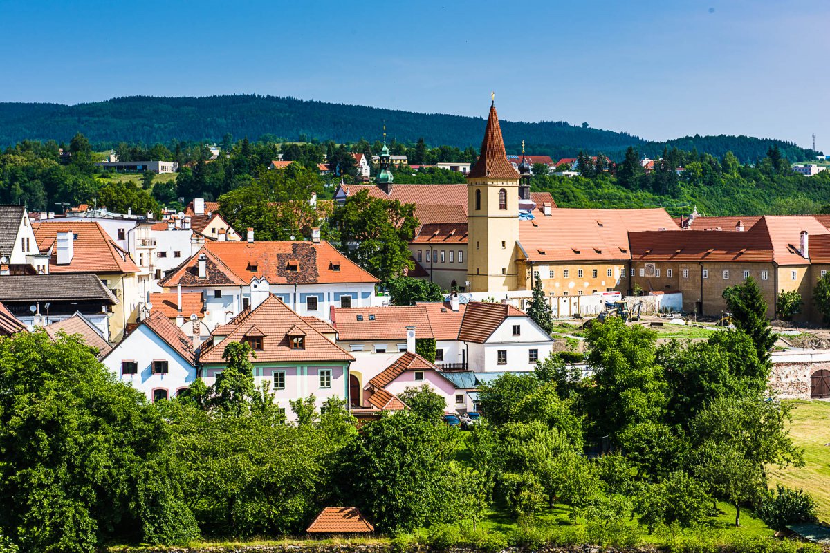 Czech CK town scenery pictures