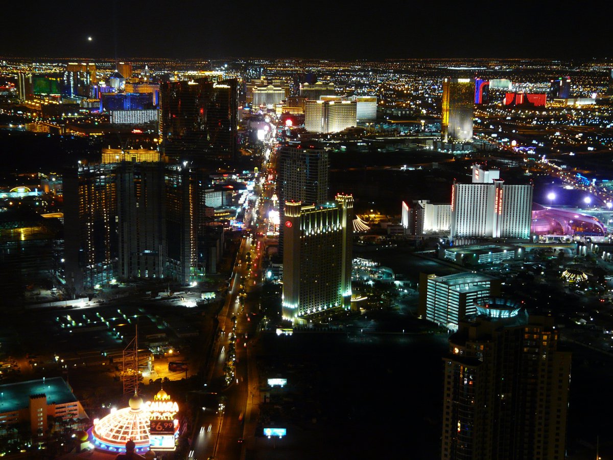 Beautiful night view pictures of Las Vegas, USA