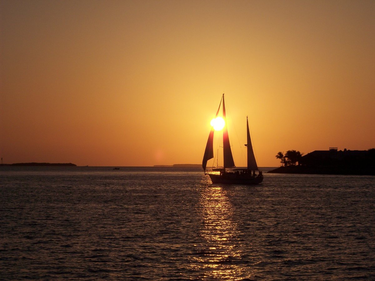 Landscape pictures of Key West, Florida, the world's most beautiful sunset city