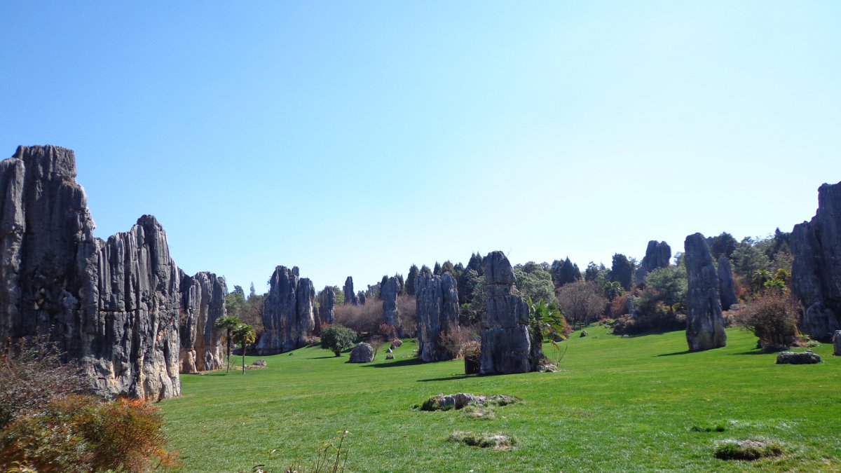 Yunnan stone forest scenery pictures